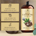 Handcraft Blends Organic Castor Oil 28 Fl Oz | 100% Pure and Natural | Premium - Image 5