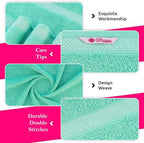 CASA COPENHAGEN Solitaire 6Pcs 100% Egyptian Cotton Large Designer Towels Gift - Image 3