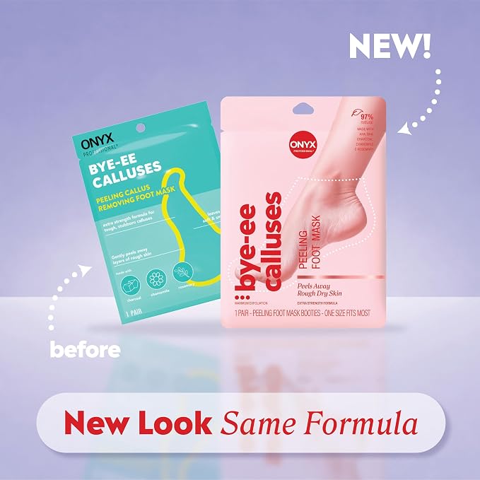 Onyx Professional Foot Peel Mask Callus Remover, 2 pack - Image 2