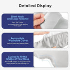 Weighted Eye Mask for Sleeping, Silk Sleep Mask for Side Sleeper - Image 5