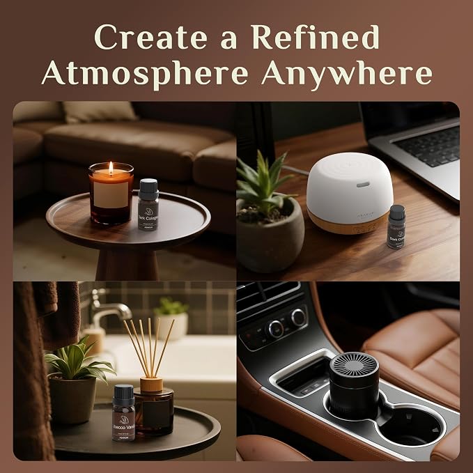 ASAKUKI Men Essential Oils Set for Diffuser, 6×10ml Cologne-Inspired Unisex - Image 5