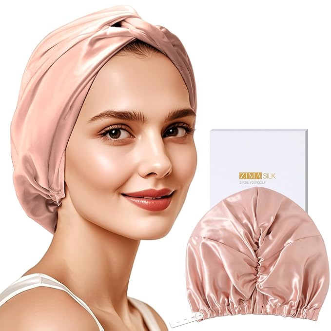 ZIMASILK 22Momme 100% Mulberry Silk Sleep Cap by ZIMASILK