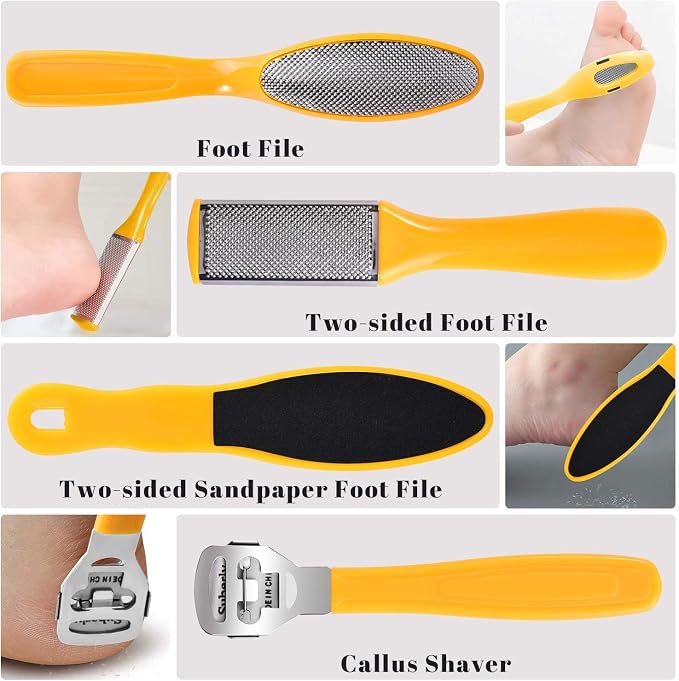 Professional Foot Care Kit, 30-Piece Pedicure Set - Image 3