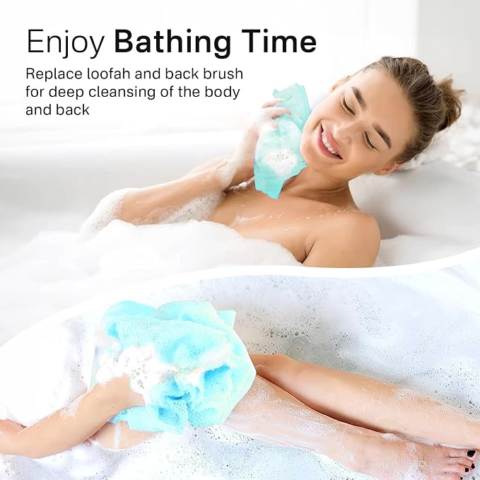 Yiclick 2PCS Exfoliating Washcloth Towel - Image 4