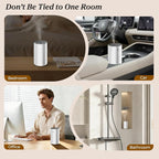 URPOWER Waterless Essential Oil Diffuser: No Water Needed Battery Operated - Image 6