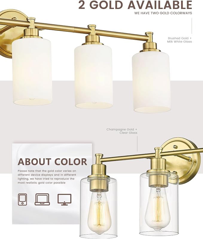 FEMILA 5 Light Bathroom Light Fixture Over Mirror, Bathroom Vanity Light - Image 6