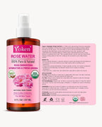 Yoken Organic Rose Water Spray for Face, 8 Fl Oz Fine Mist, Rosewater Face Mist - Image 7