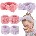 WHAVEL 6PCS Spa Headband and Wristbands Set, Face Wash Headband Wrist Bands by Whavel