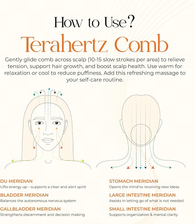 TeraRX® Terahertz Gua Sha Comb – Authentic Terahertz Massage Tool - Image 8