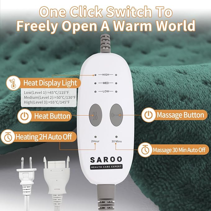 Massaging Weighted Heating Pad - Image 8
