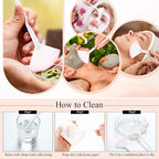 9 Pieces Facial Fan Mask Brushes, Soft Facial Applicator Brushes Tools - Image 5