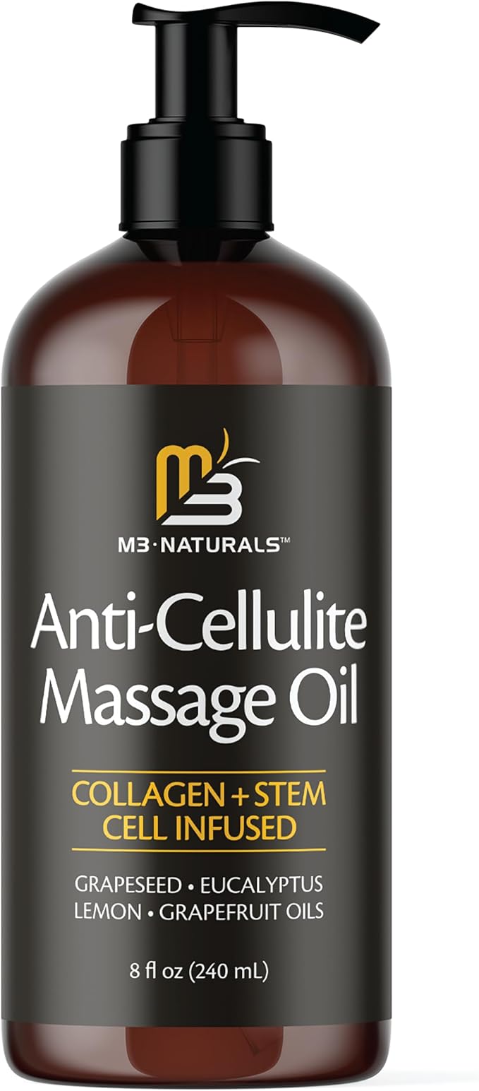 Firming Body Massage Oil with Collagen & Stem Cell – Helps Smooth the by M3Naturals