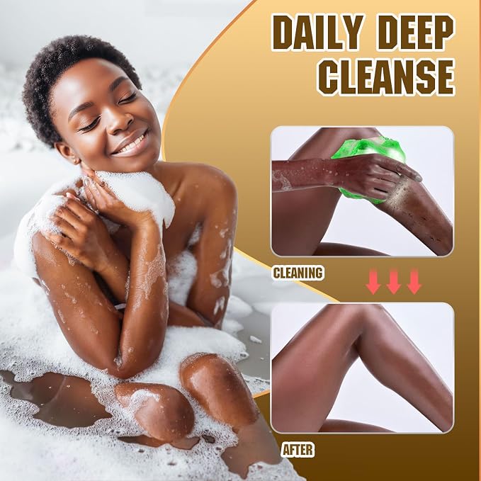 2 Pieces African Net Sponge – Real Authentic Exfoliating Bath Sponges - Image 4