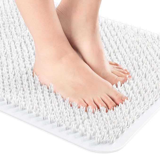 OTHWAY Non Slip Grassy Bathtub Mat : 25.6X13.4 Inches Sturdy But Soft Bath by OTHWAY