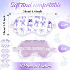 Cuffbow 6 Pack Plush Sleep Mask Set, Cute Plush Eye Masks - Image 2