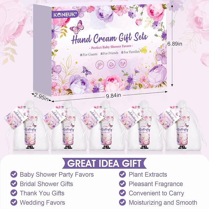 KONEUK 50 Sets Baby Shower Hand Cream Gifts, Wedding Party Favors, Baby Shower - Image 4