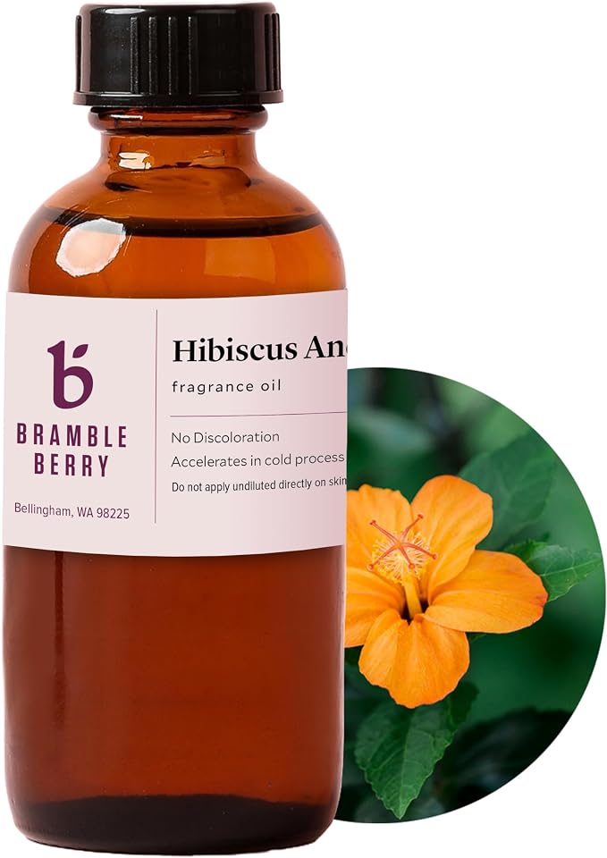 Bramble Berry Hibiscus and Honey Fragrance Oil 2 oz | Floral Fruity Scent by BrambleBerry
