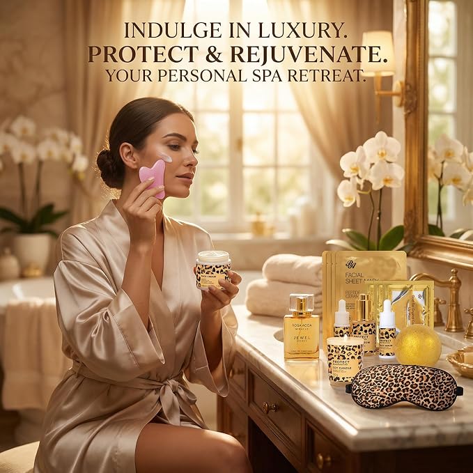 33 Pcs Mother's Day Gift, Honey & Almond Skin Care Gift Set, Spa Bath & Body - Image 3