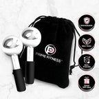 Ice Globes for Facials | Unbreakable Steel Cooling Roller | Cryo Sticks for - Image 5