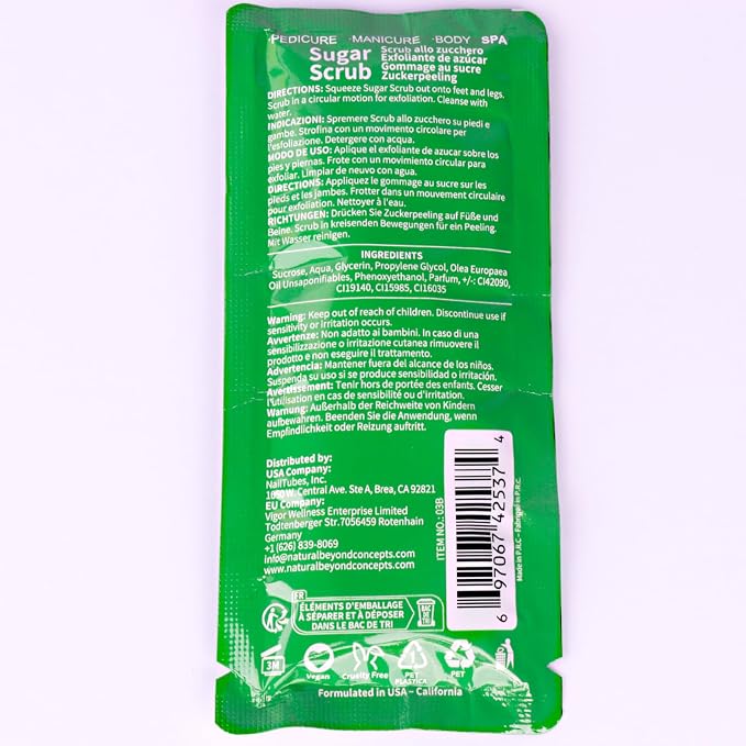 Pedicure Kit Foot Soak Set: Bubble Salt, Sugar Scrub, Massage Mask, Massage - Image 7