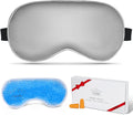 Sleep Mask w/ Cooling Gel Eye Mask, Silk Eye Mask by Cavoilu