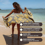 FESHKA Sand Proof Turkish Beach Towel – Oversized, Quick Dry & Lightweight - Image 2