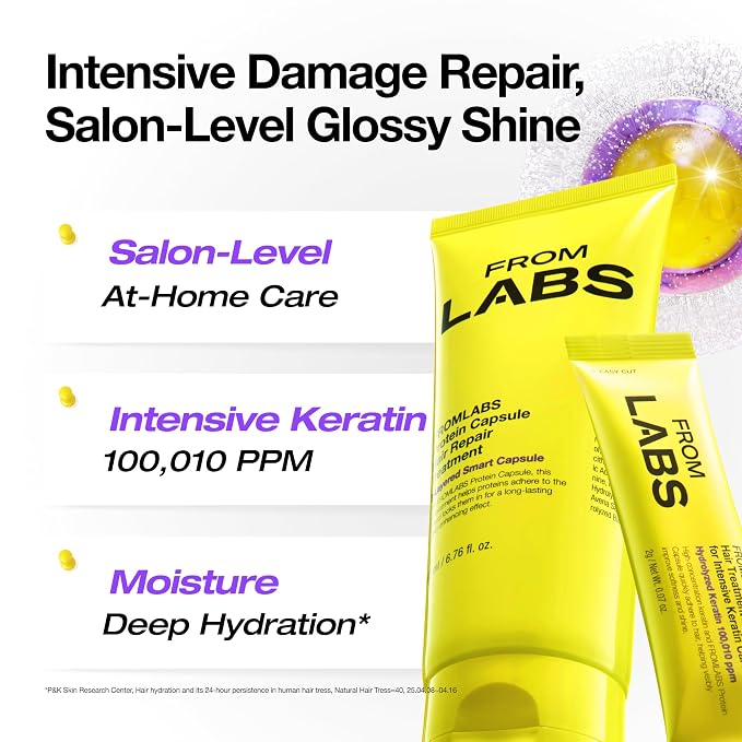FROMLABS Hair Repair Duo – Protein Capsule Hair Repair Treatment + Intensive - Image 3