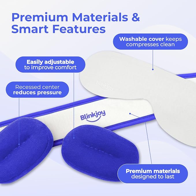 Blinkjoy Moist Heated Eye Mask for Dry Eyes – Microwavable Warm Compress - Image 5