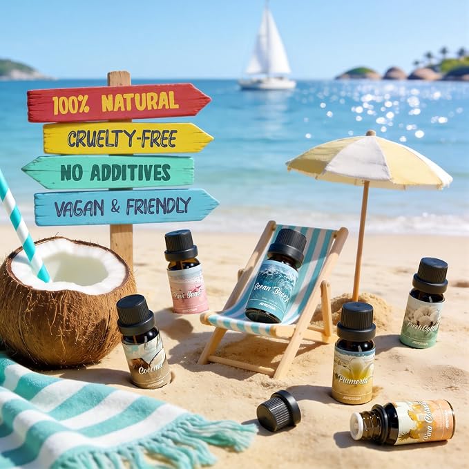 ARVIDSSON Summer Essential Oils Set, Tropical Fragrance Oil - Image 2