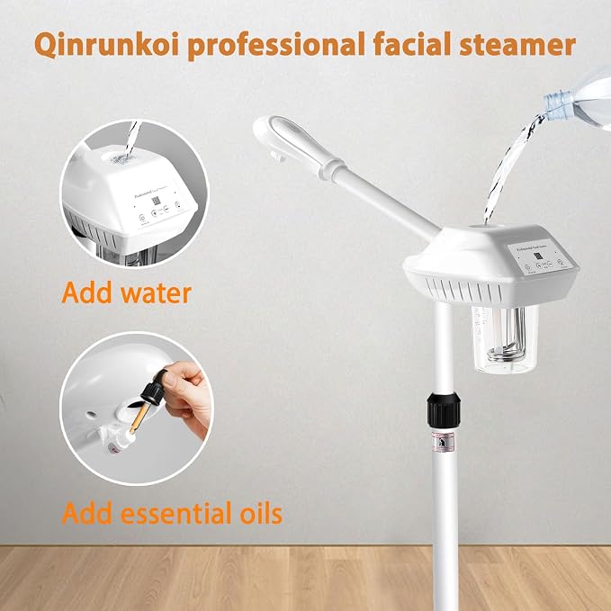 Professional Facial Steamer for Deep Cleansing and Hydration, Ozone Spa Face - Image 2