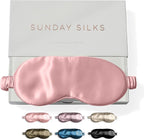 SUNDAYSILKS™ Exclusive Mulberry Silk Sleep Mask | Soft Eye Covers, and by ColoradoHomeCo