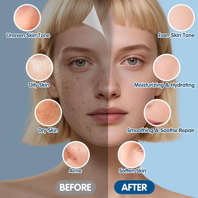 Pjordo Jelly Masks Set for Facials Professional, Hyaluronic Acid Jelly Mask - Image 5