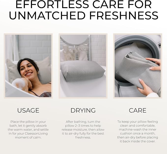 Luxury Bath Pillow for Tub - Image 8