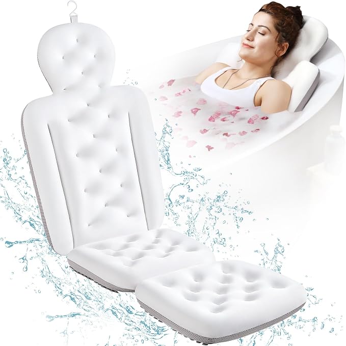 Full Body Bath Pillow for Bathtub, Thick Bathtub Cushion, Luxury Tub Pillow for by VOXOR
