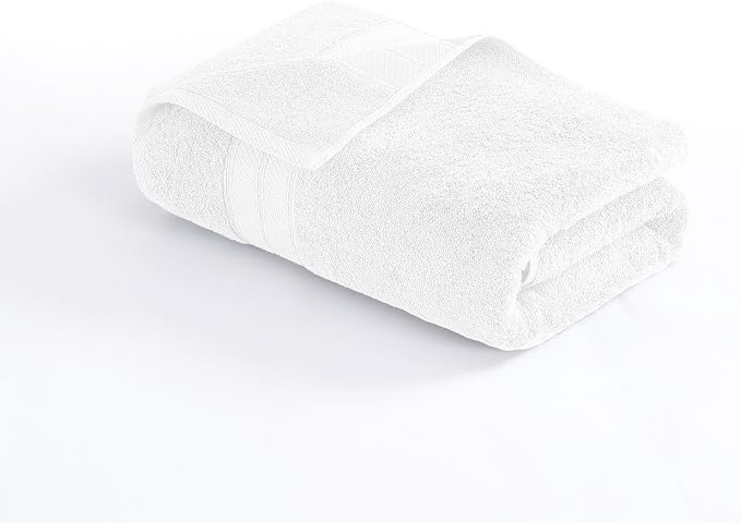 Modern Threads 4-Pack SpunLoft Bath Sheet White 35x66 - Image 5
