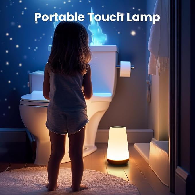THAUSDAS Night Light, Dimmable Touch Lamp - Image 7