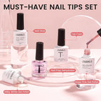 AILLSA Nail Extension Kit Short Almond Nail Tips 240pcs - Image 7