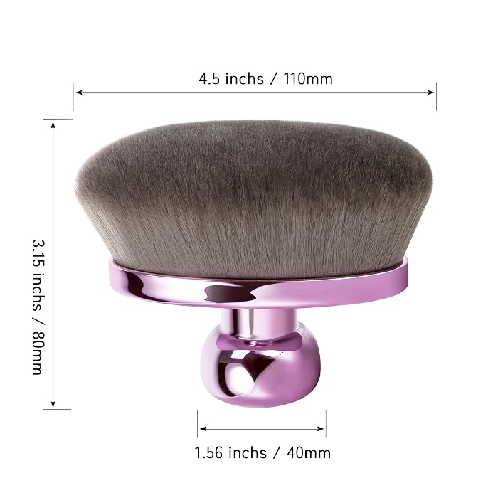 Extra Large Body Makeup Brush For Self Tanner, Leg Makeup &Bronzer Blend - Image 8
