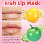 8 PCS Bee Lip Balm Lip Mask Fruit Pot - Image 2