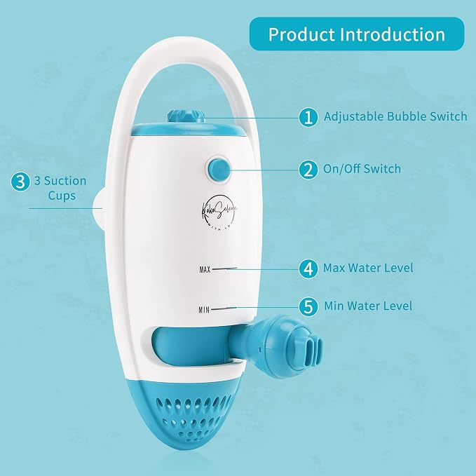KokoSelene Bath Jets for Tub, Portable Bathtub Jets for Home Spa, Creates - Image 6