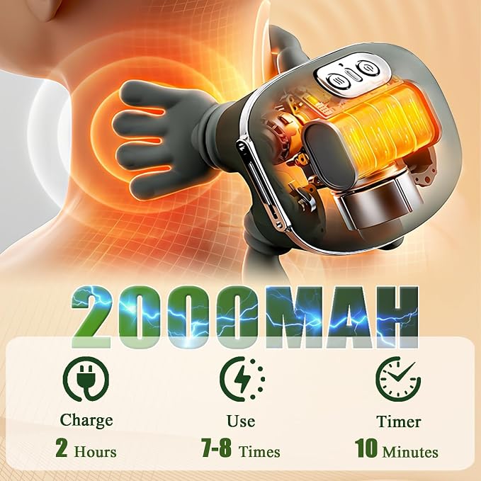 Shoulder and Neck Massager, Bionic Heated Massager, Neck Massager - Image 4