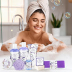 Gift Baskets for Women, Lavender Gift Sets for Women Self Care Spa Gift Basket - Image 6