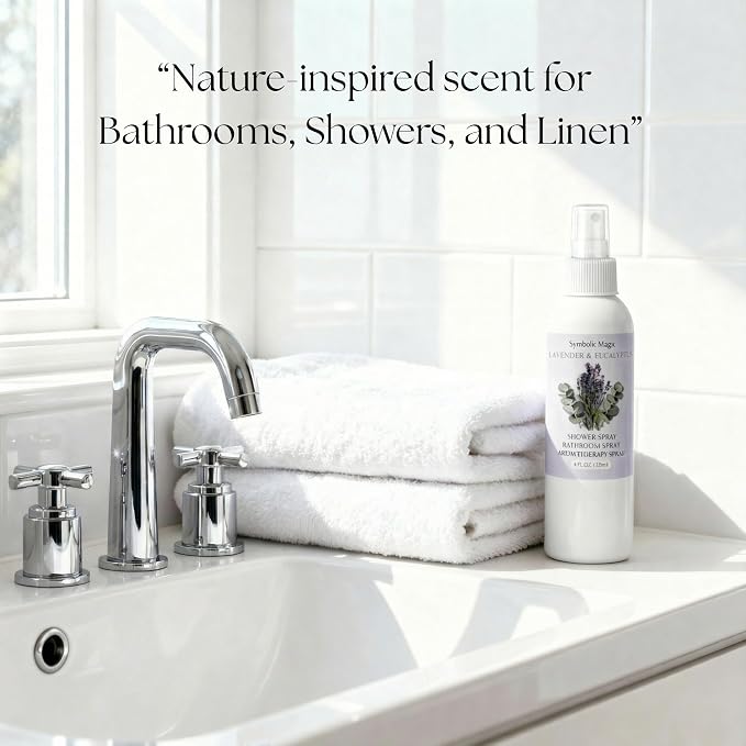 Symbolic Magic Lavender Eucalyptus Bathroom Spray – Essential Oil Shower - Image 3