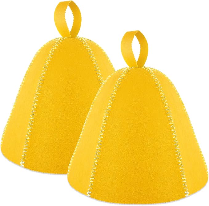 JaGely Sauna Hat for Men Women Sauna Hat Vaporarium Cap Russian Banya Cap for by JaGely