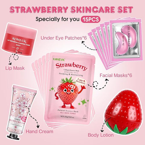 15 PACK Skincare Gift Set for Teen Girls, Travel Kit & Skin Care Gifts - Image 2