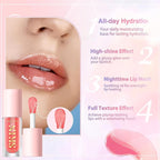 LANGMANNI Moisturizing Lip Oil, No-Sticky Lip Gloss Lip Balm Lip Care, Fruit - Image 4