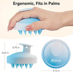 HEETA Scalp Massager Hair Growth, Soft Silicone Scalp Scrubber Shampoo Brush - Image 7