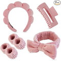 7 Pcs Spa Set, Facial Headband and Wristband Set, Skincare Accessories by Unknown
