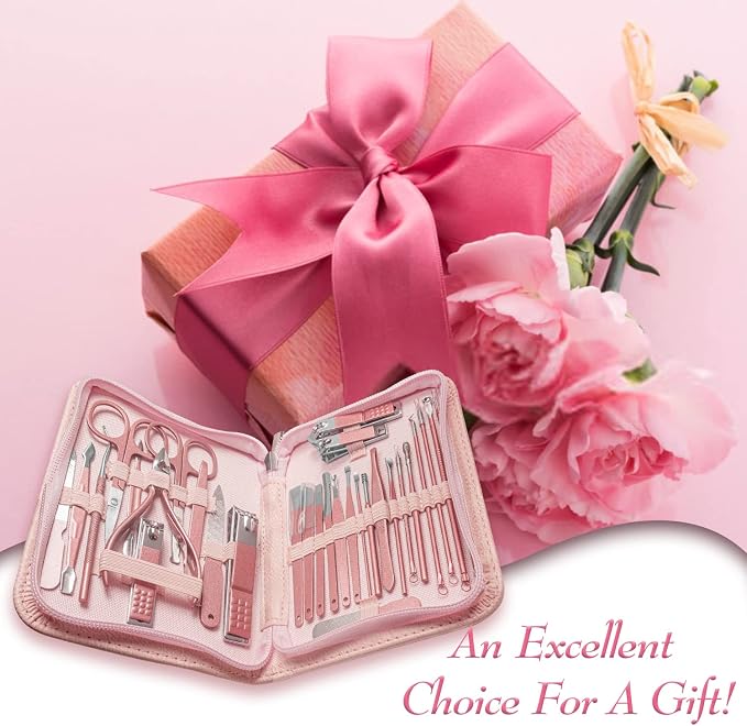 Manicure Set 30 in 1 Nail Clipper set, fingernail & toenail clippers, Manicure - Image 7