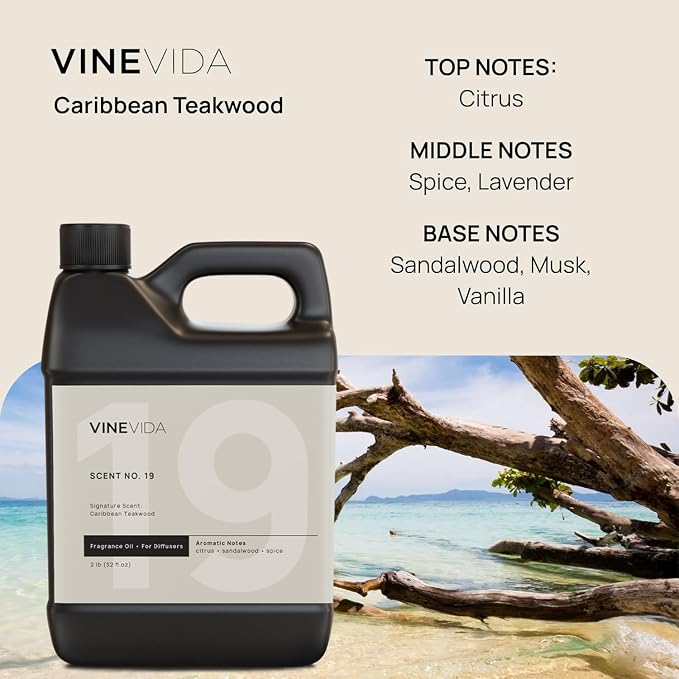 VINEVIDA Caribbean Teakwood Fragrance Oil - Image 3